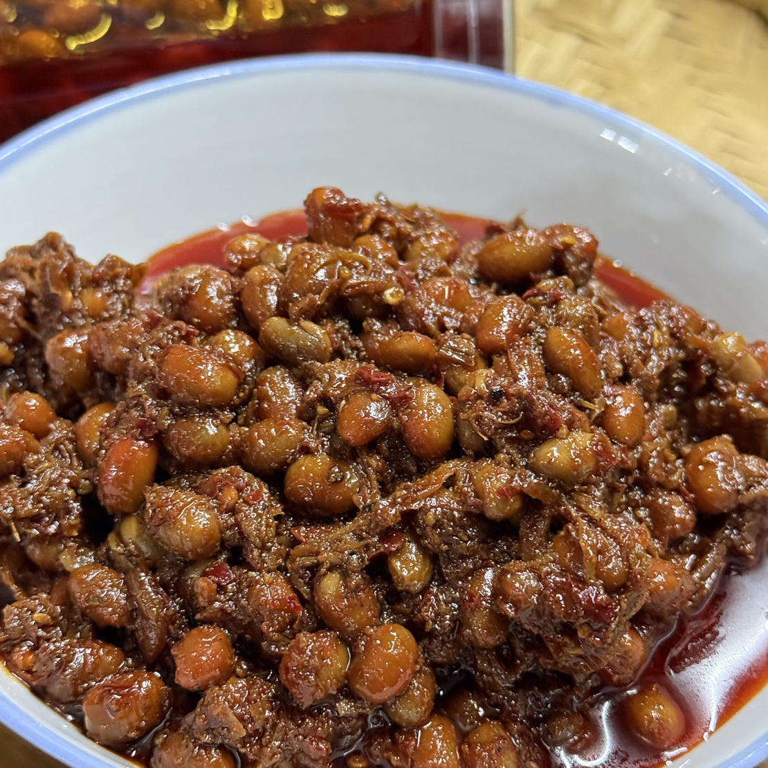施甸 油煎姜丝豆豉（麻辣）一瓶一斤500g