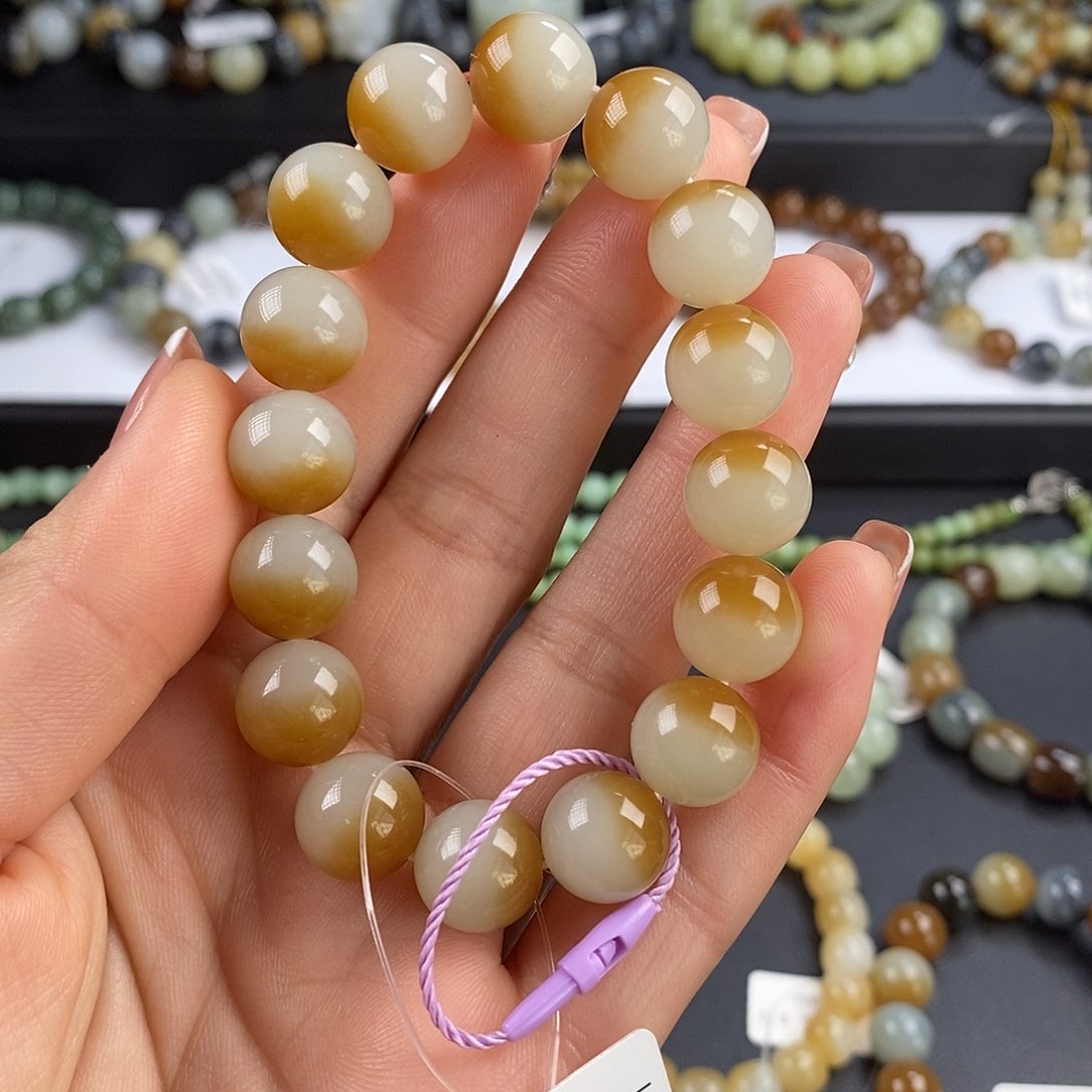 和田玉手串未镶嵌