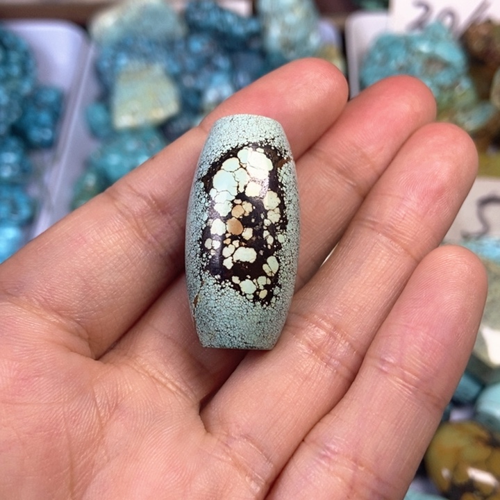 绿松石未镶嵌颈饰