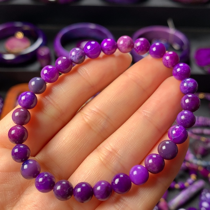 苏纪石（舒俱来）手链6.8mm未镶嵌