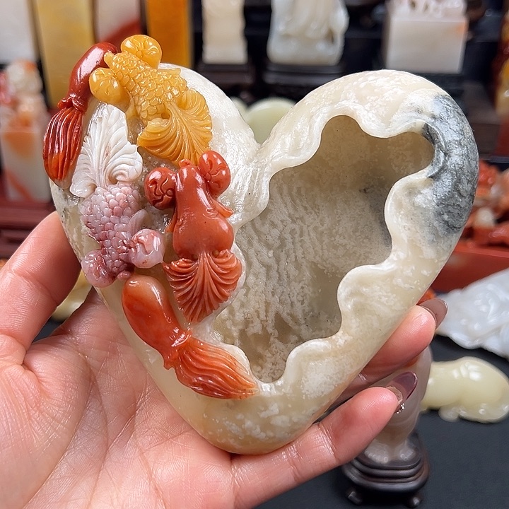 寿山石老性芙蓉石