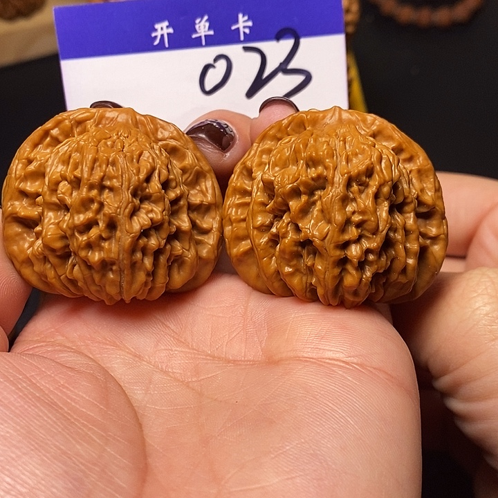 桃核吊坠文玩核桃四座楼44全品