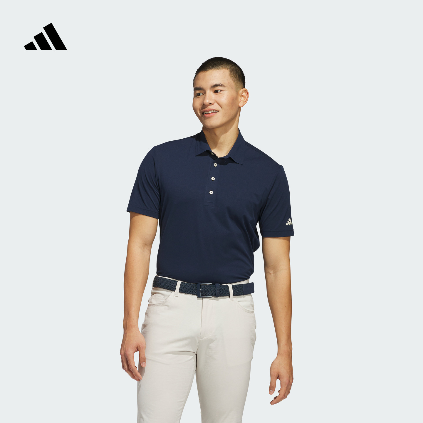 高尔夫舒适运动短袖POLO衫男款春季新款adidas阿迪达斯官方JH1339
