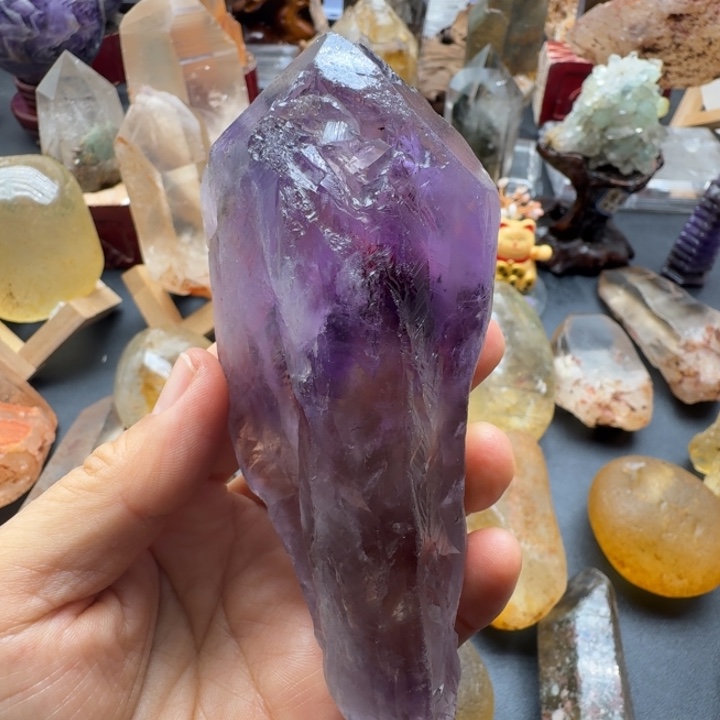 石材紫水晶权杖福利