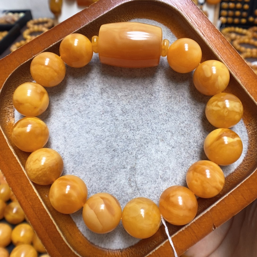 蜜蜡手链未镶嵌蜜蜡