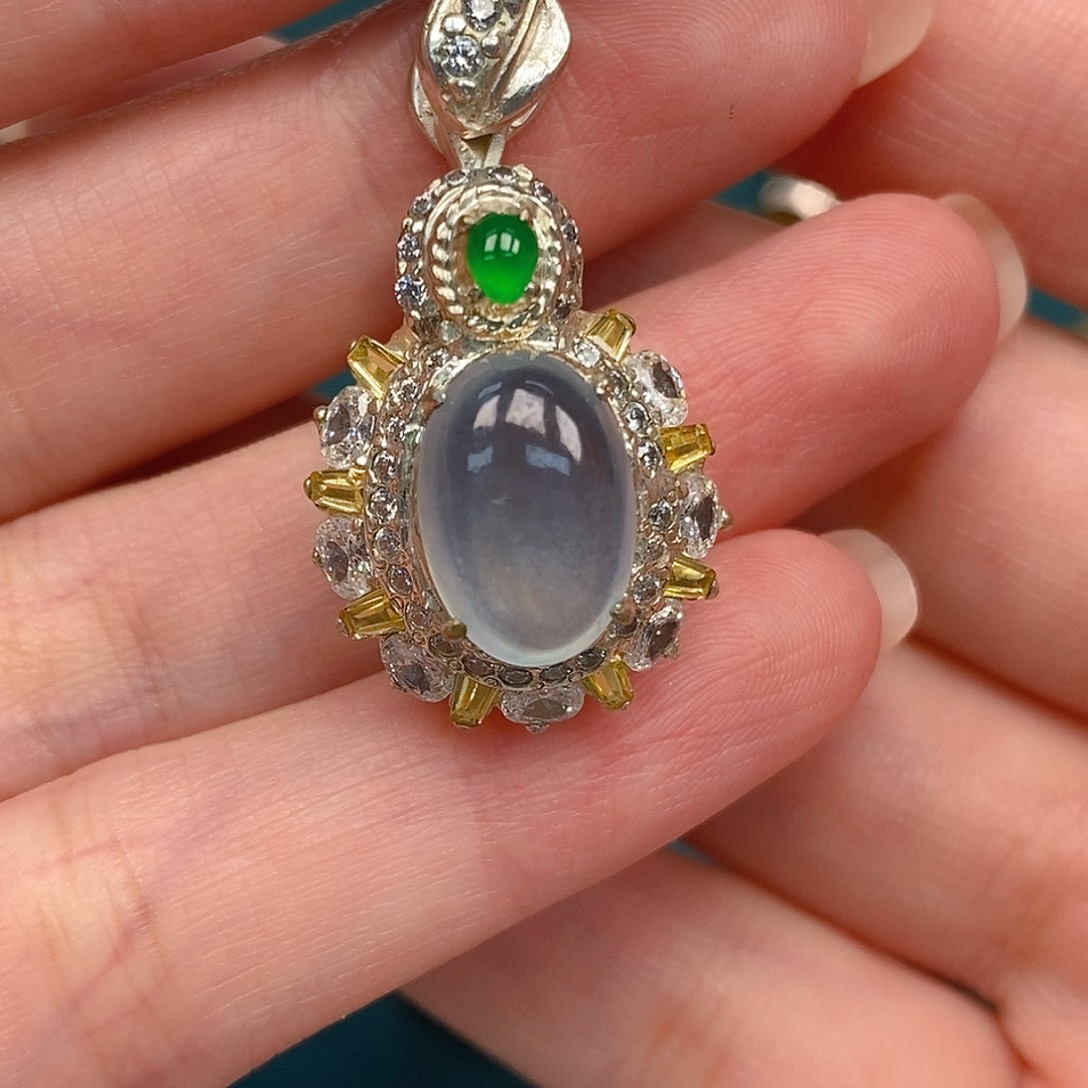 爱****未镶嵌戒指翡翠翡翠蛋面