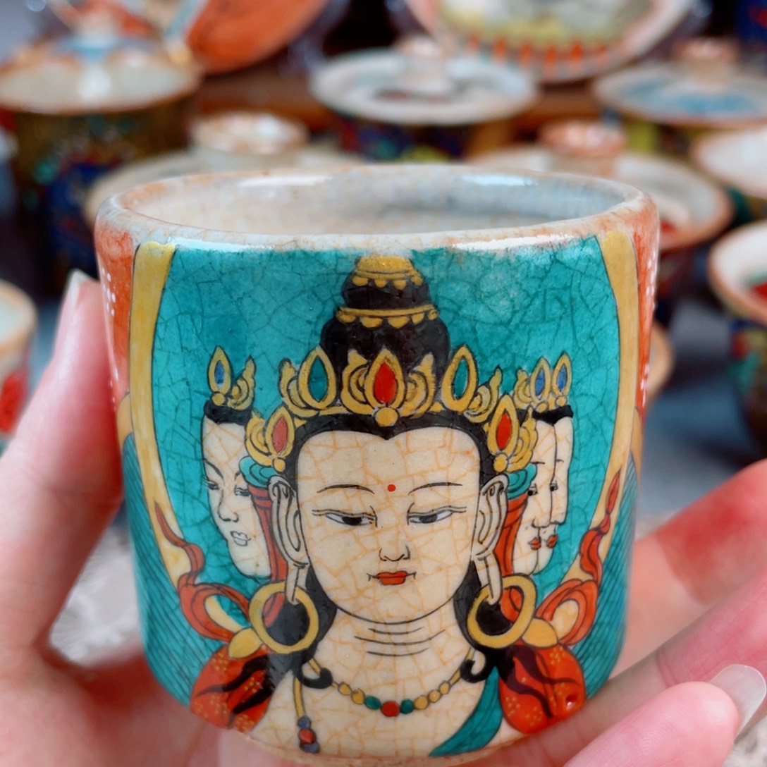 大日如来杯子手绘