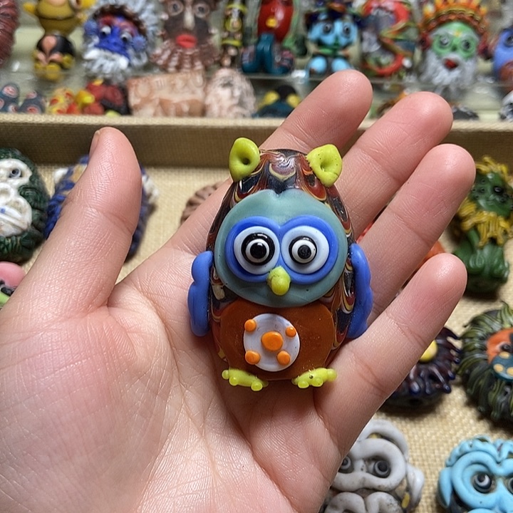 琉璃颈饰福利猫头鹰