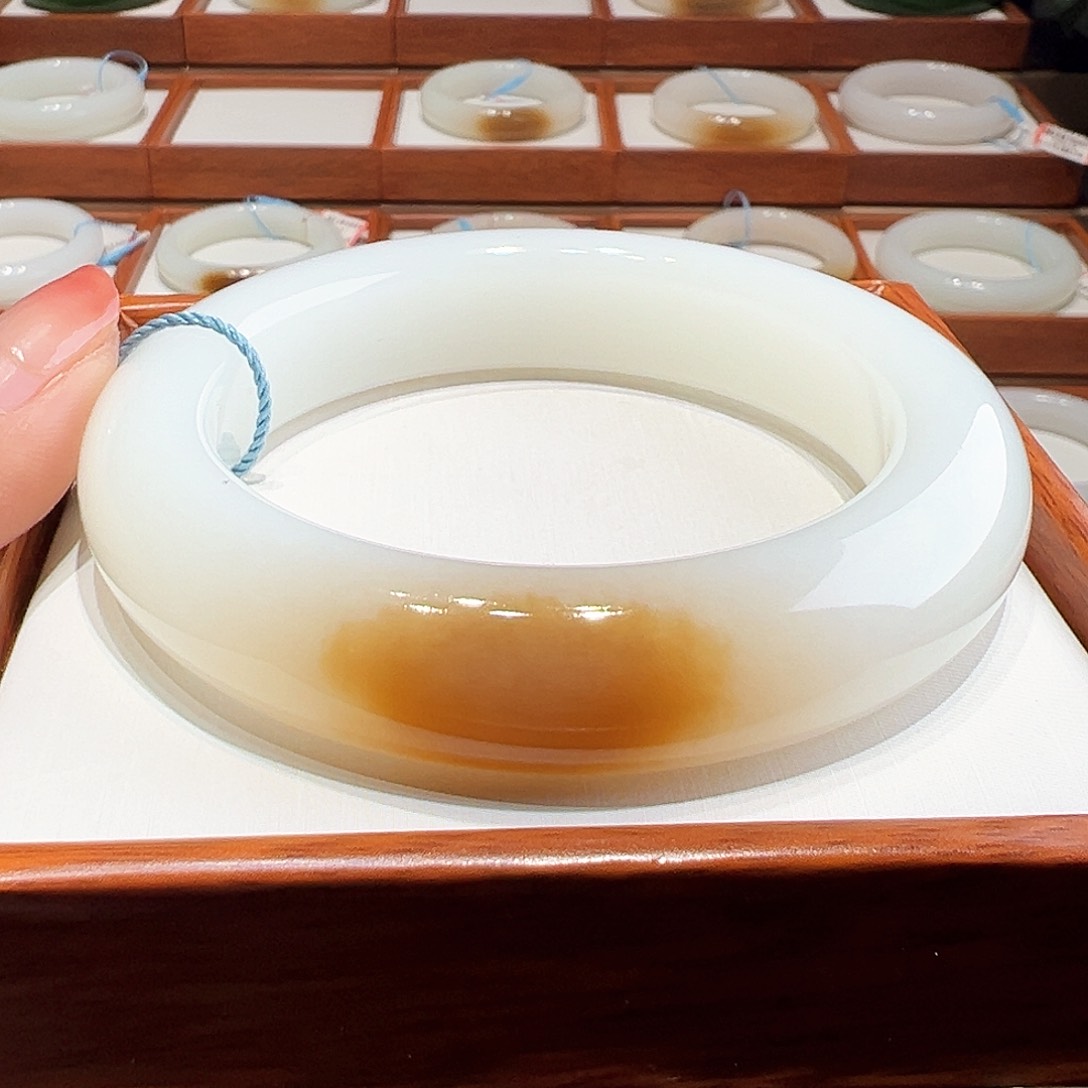 和田玉手镯5960未镶嵌