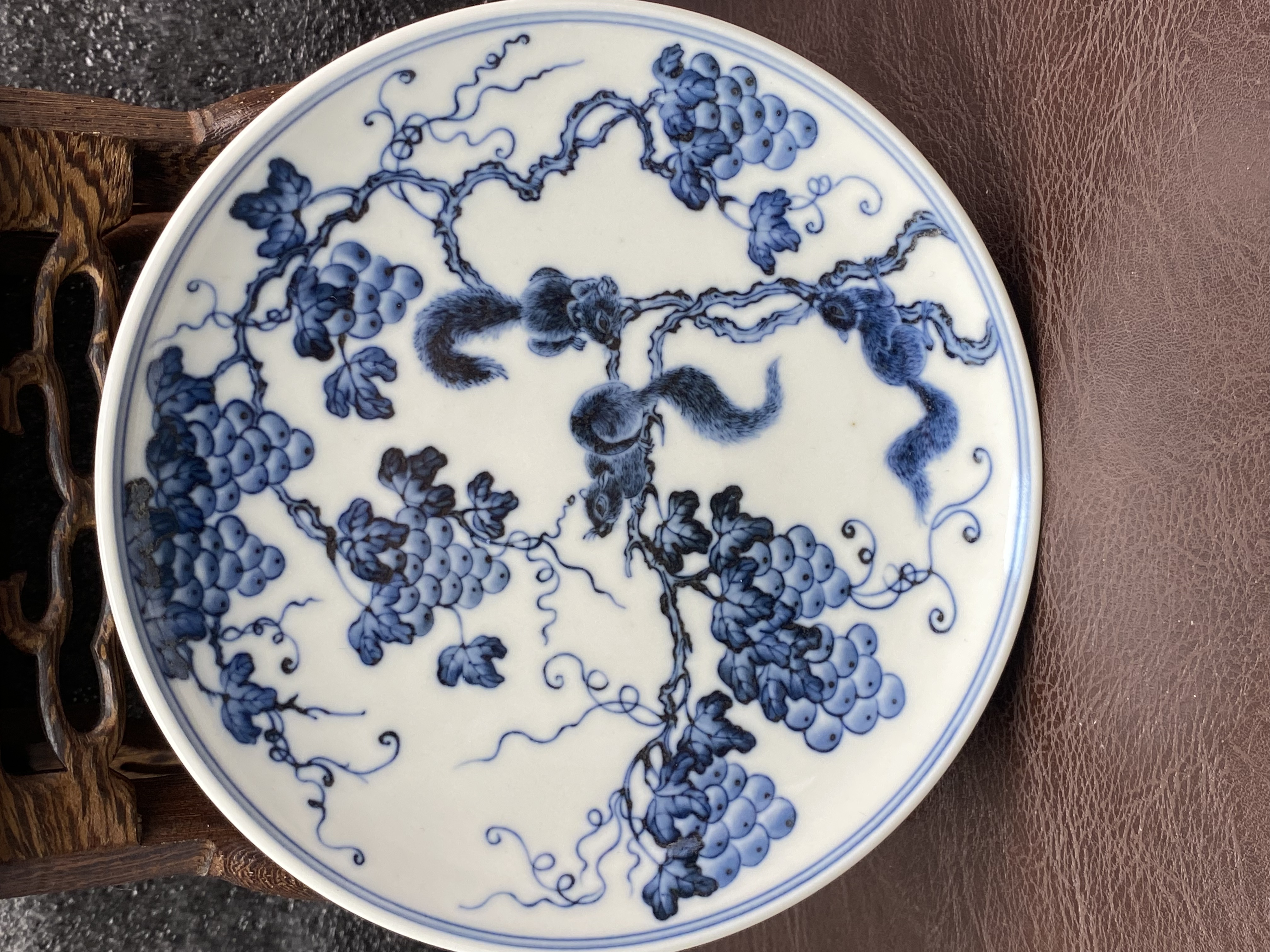 老方柴窑松鼠壶承