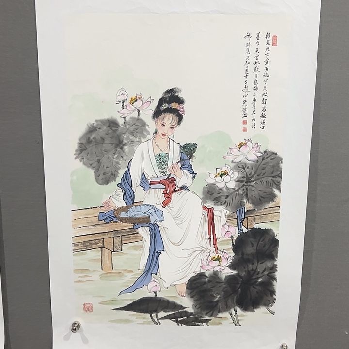 一****国画赵永夫老师人物画作品