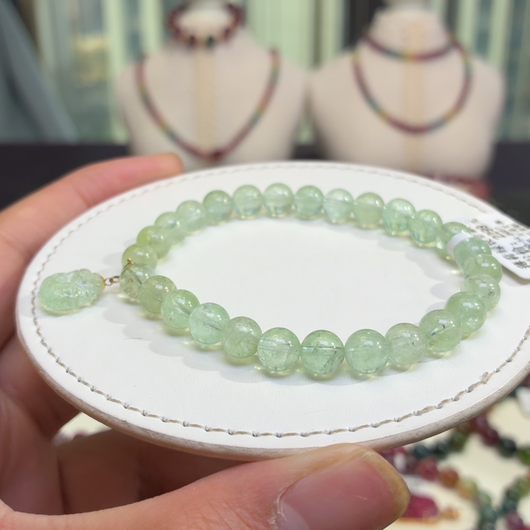 未镶嵌碧玺手链A7