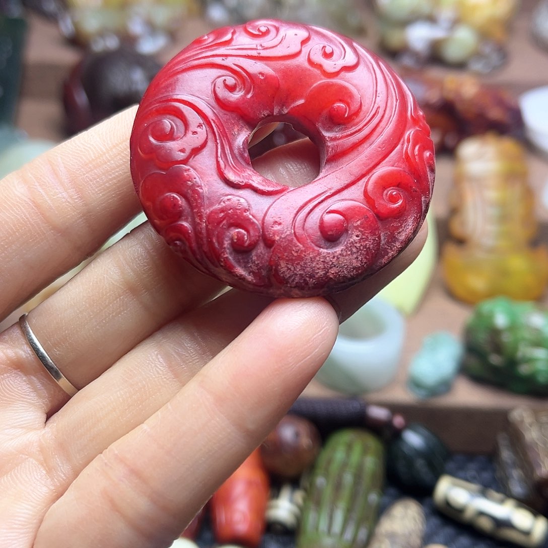 白玉菩提吊坠156。。