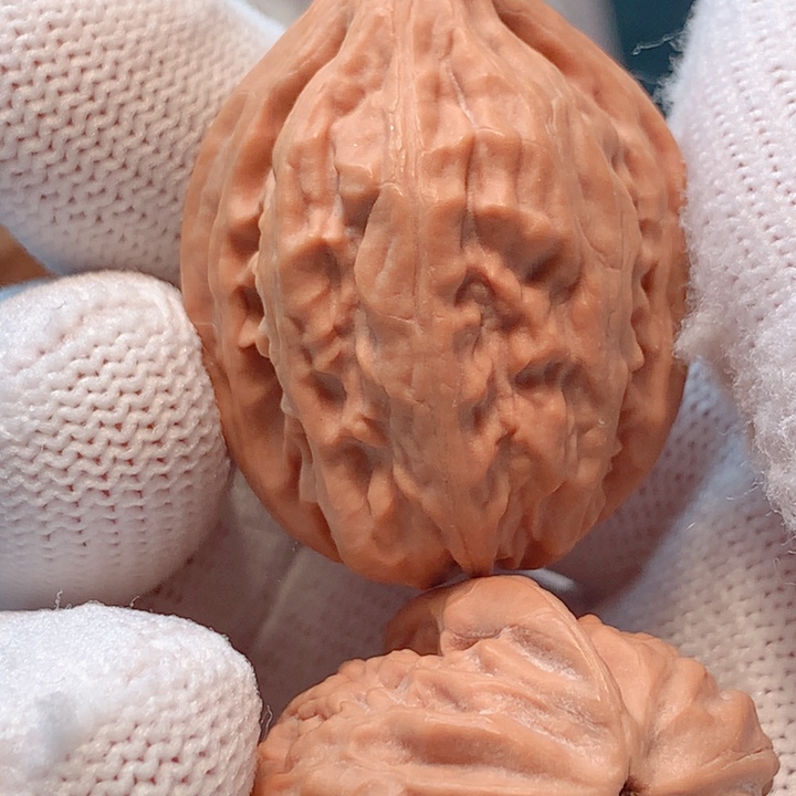 文玩核桃把件瓷瓶鸭嘴