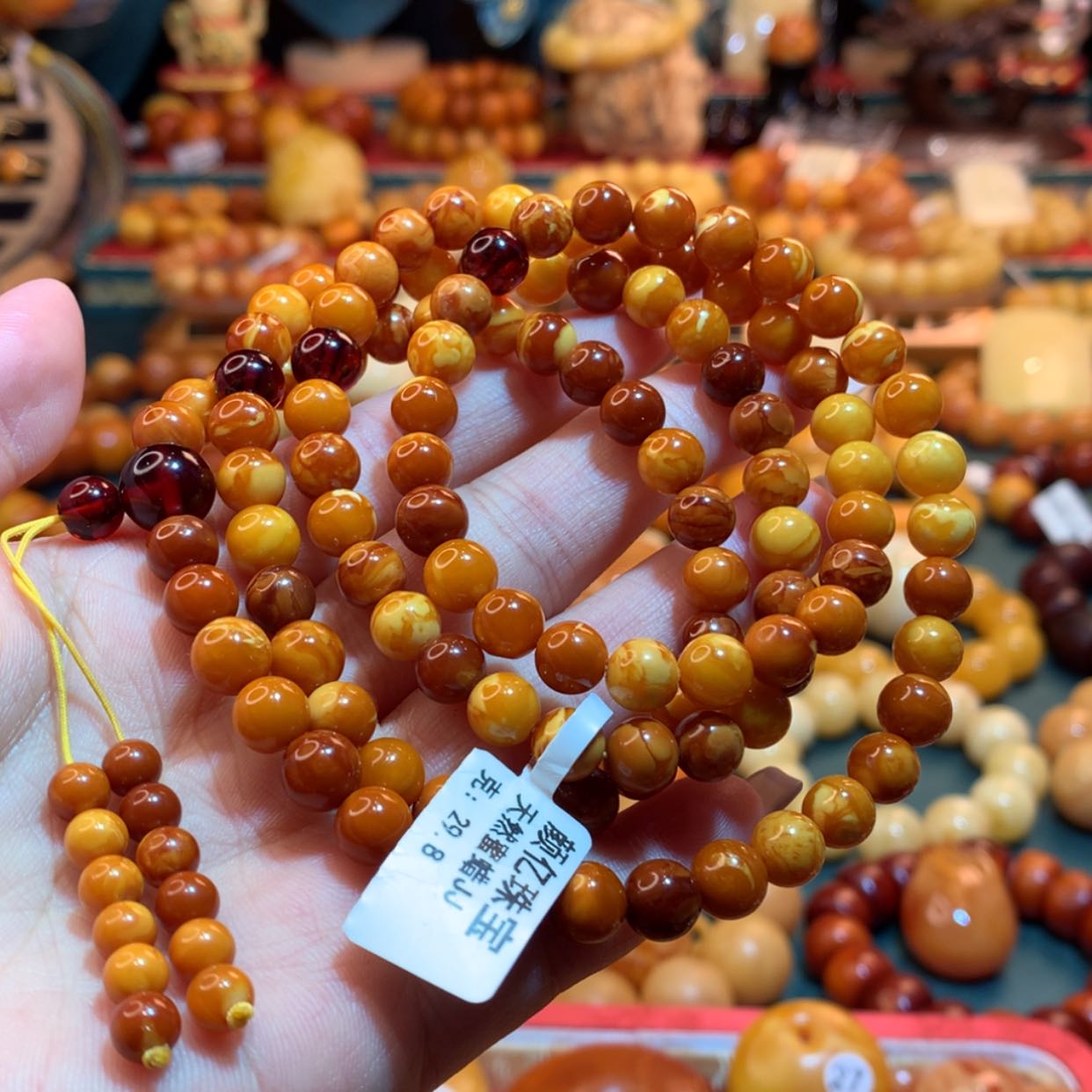 【闪购商品】未镶嵌蜜蜡手链蜜蜡手链