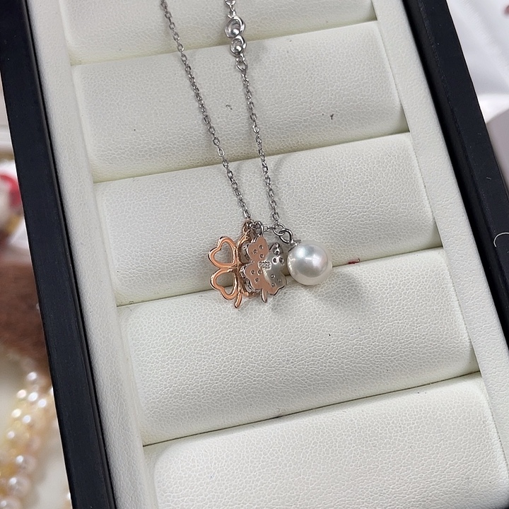 颈饰海水珍珠银S925镶嵌