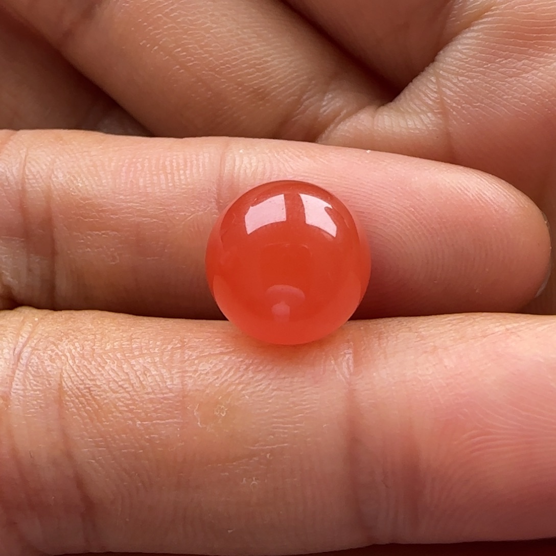 南红玛瑙圆珠10.9未镶嵌