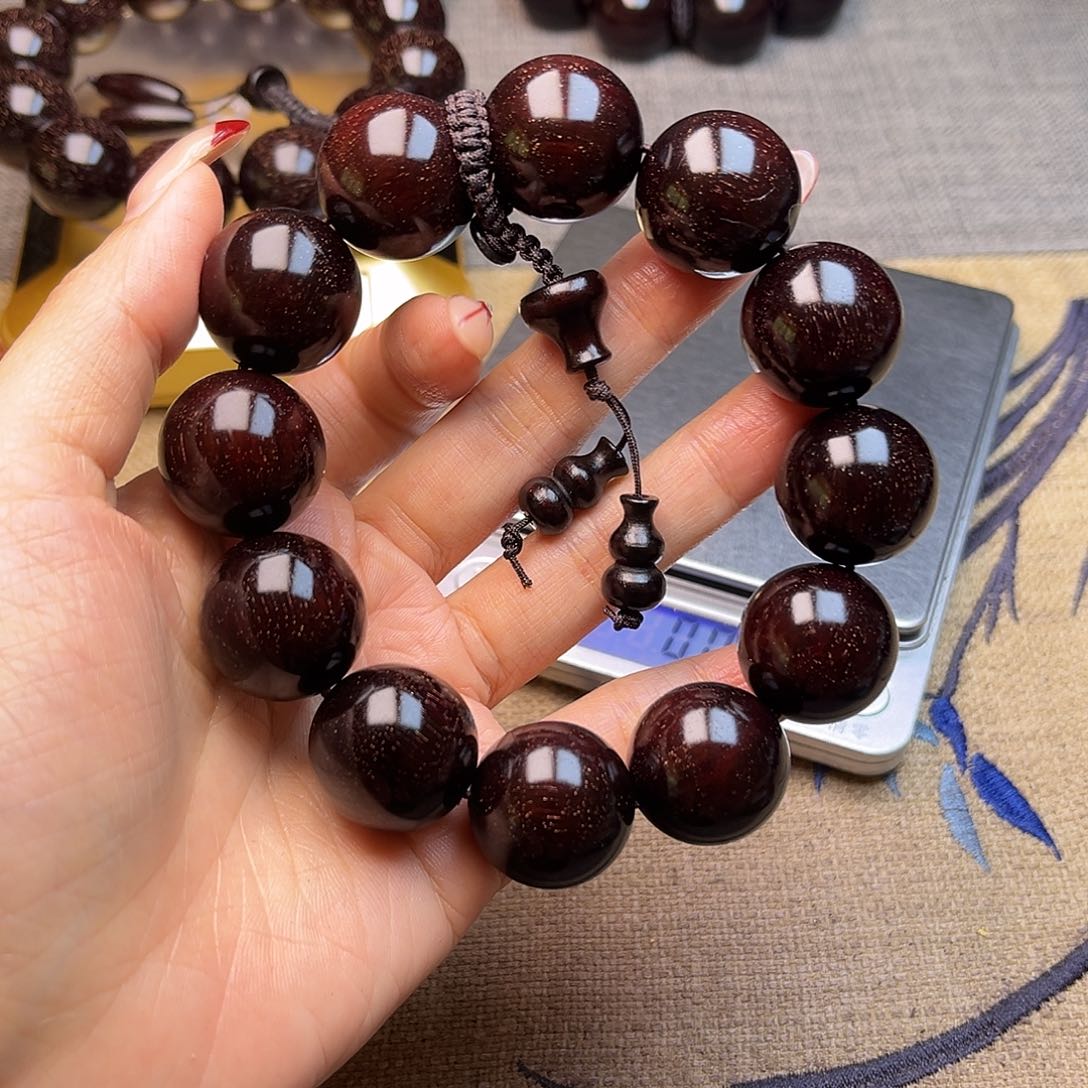 檀香紫檀（小叶紫檀）2.0 12颗满天星