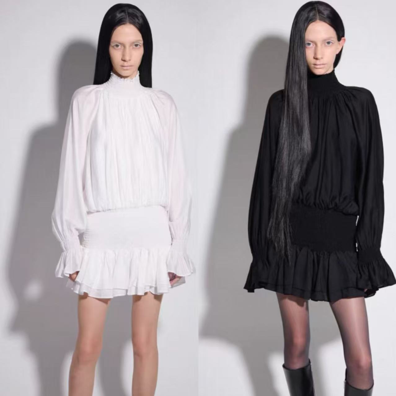  【LOCAT】Aeaea 解构古典拉夫领打揽连衣裙  A252T-LYQ08