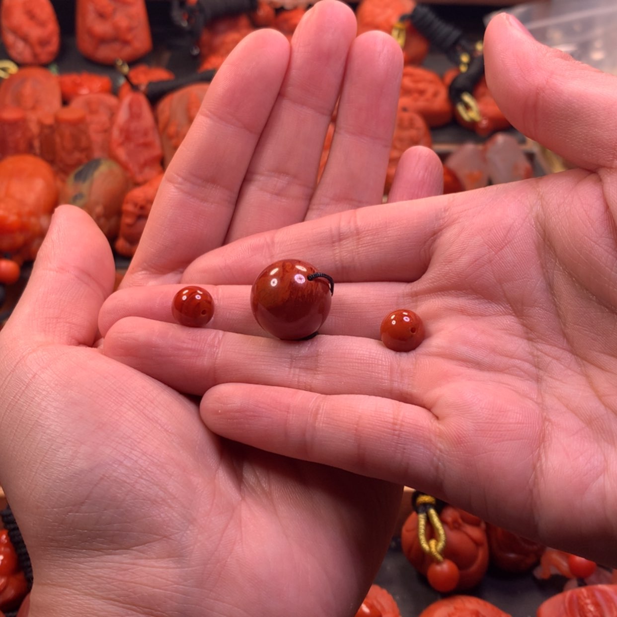 【闪购商品】未镶嵌高品编手链南红玛瑙舒*