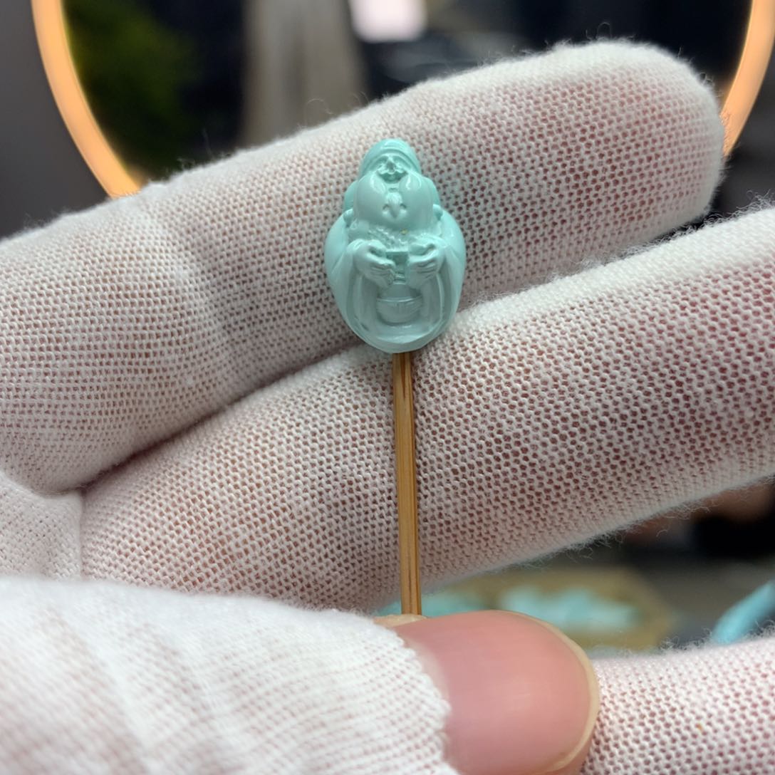 绿松石挂件未镶嵌