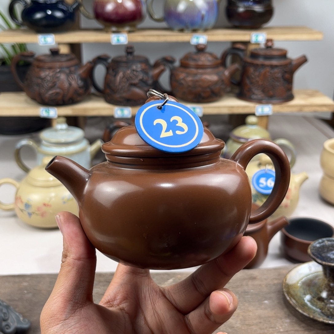 壶230cc建水紫陶全手工制作