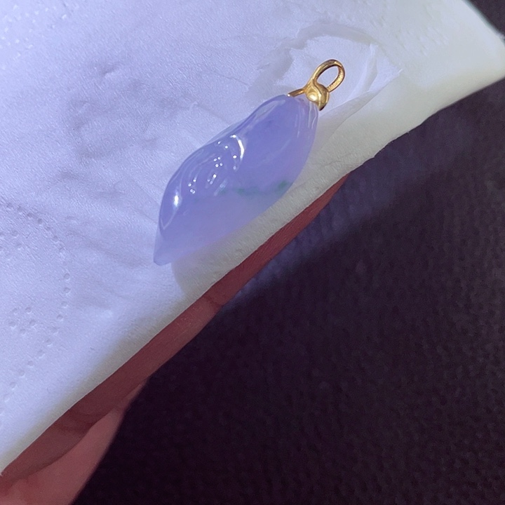 翡翠18K金镶嵌颈饰翡翠