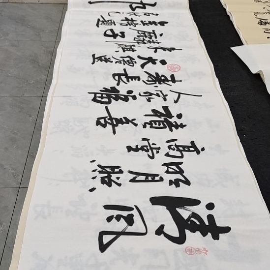 翰墨白武坤老师作品一副