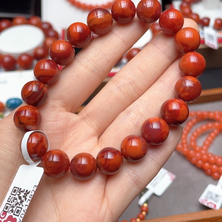 南红玛瑙手链未镶嵌玥*