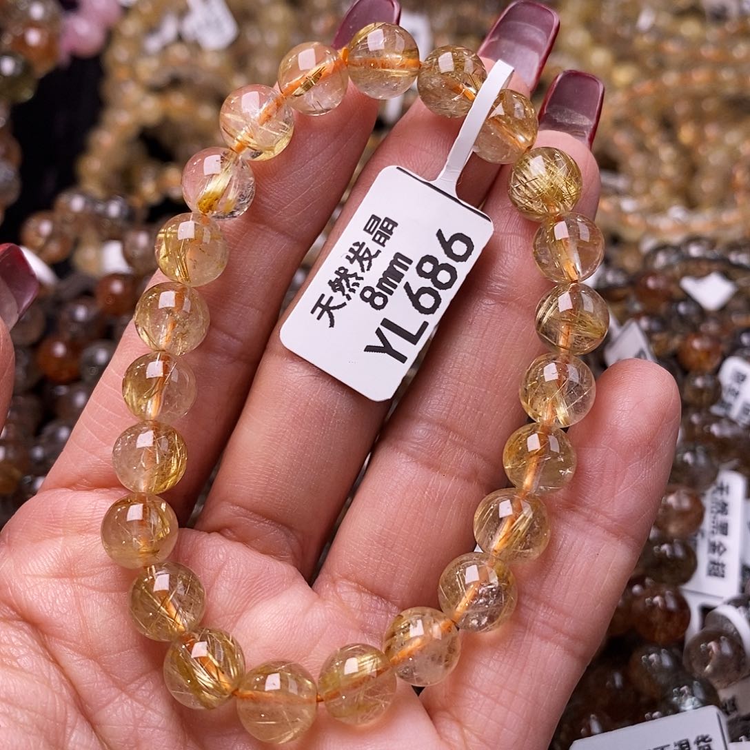 水晶手链未镶嵌水