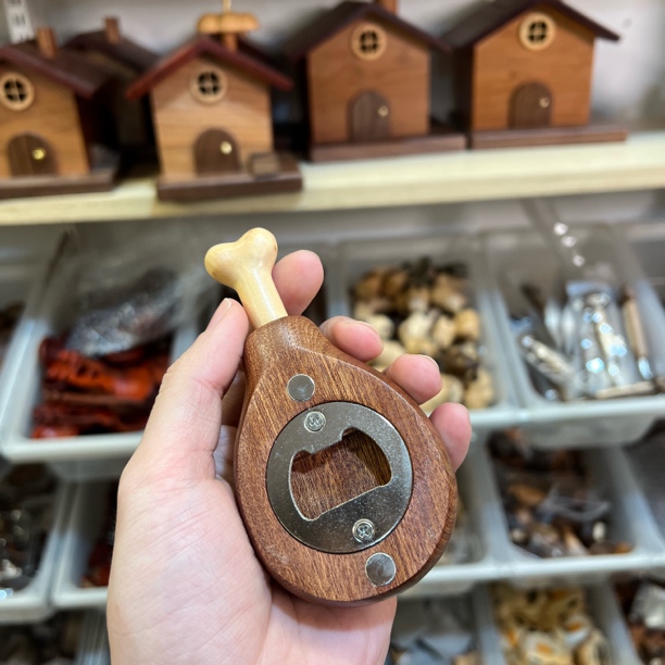 加个鸡腿可爱桌面摆件开瓶 有瑕疵瑕疵