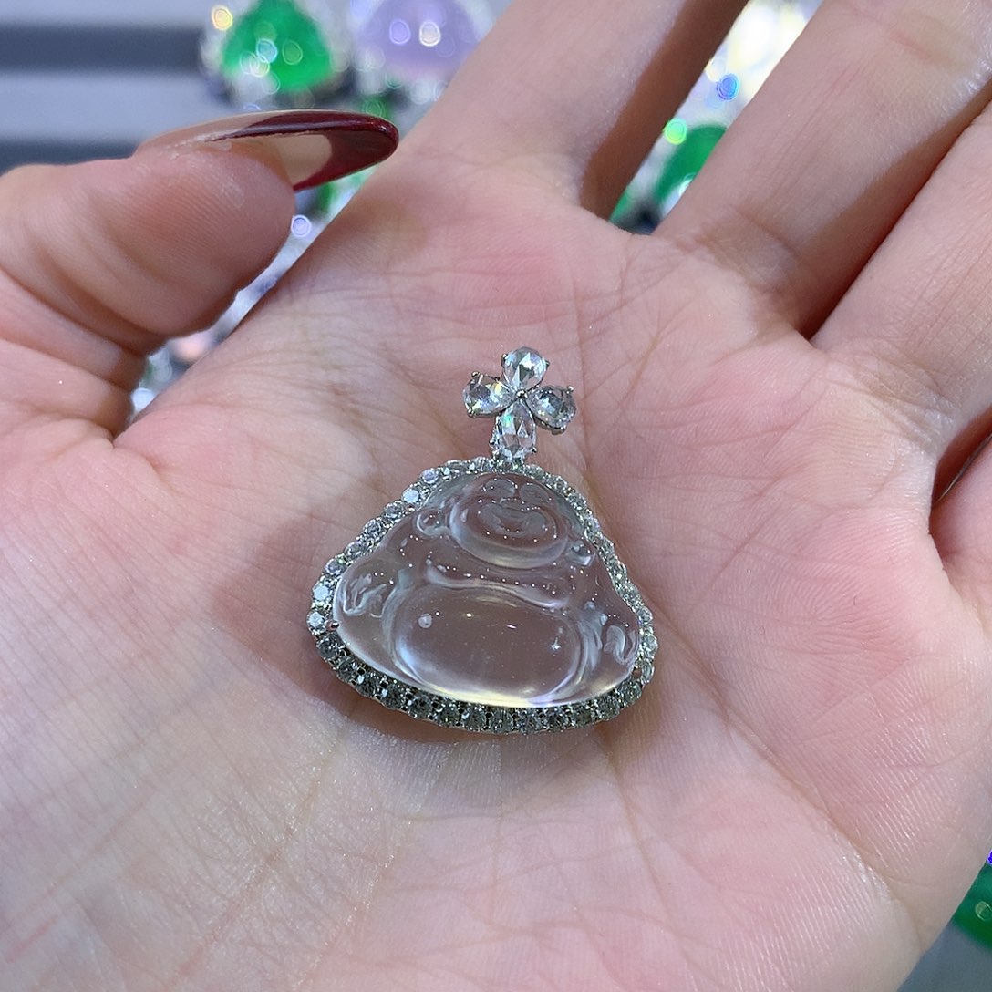 石英质玉颈饰银S925镶嵌魔**若
