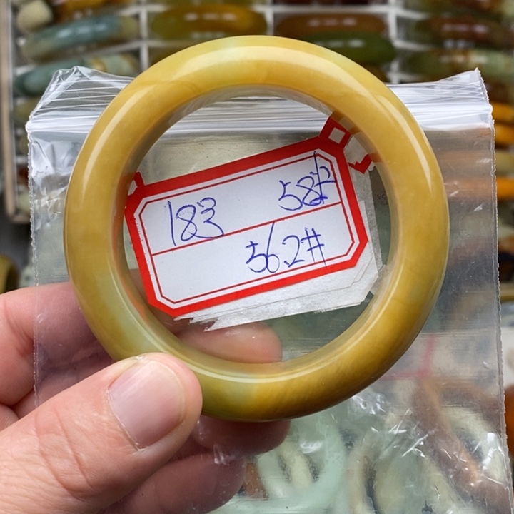 未镶嵌蛇纹石玉手绳