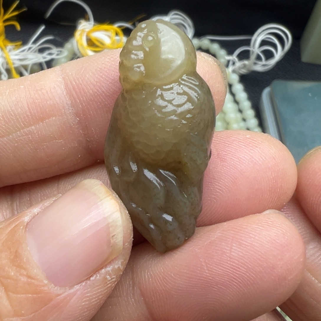 和田玉（糖玉）未镶嵌吊坠(不含链)