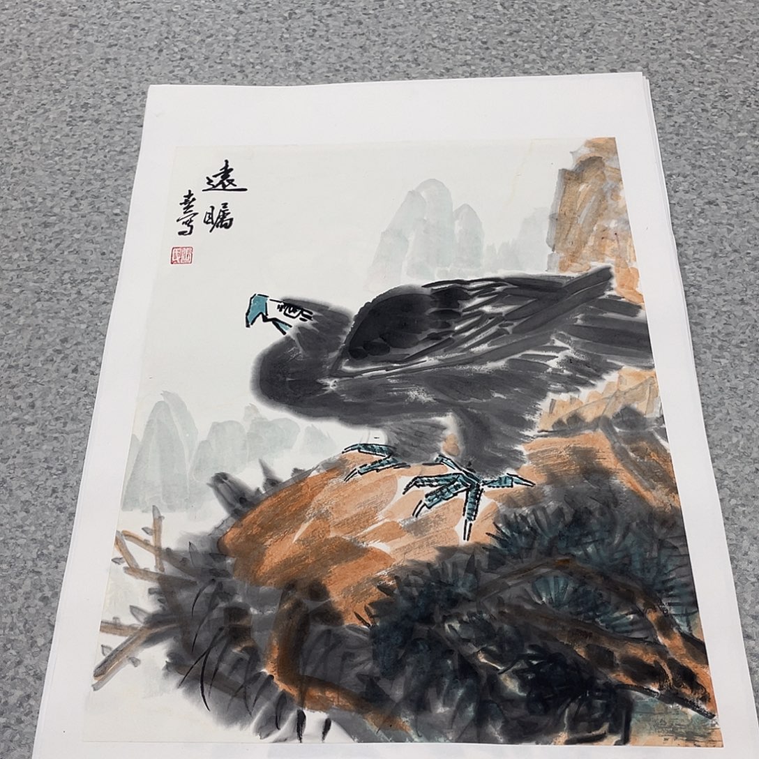 国画1.4平尺国画作品