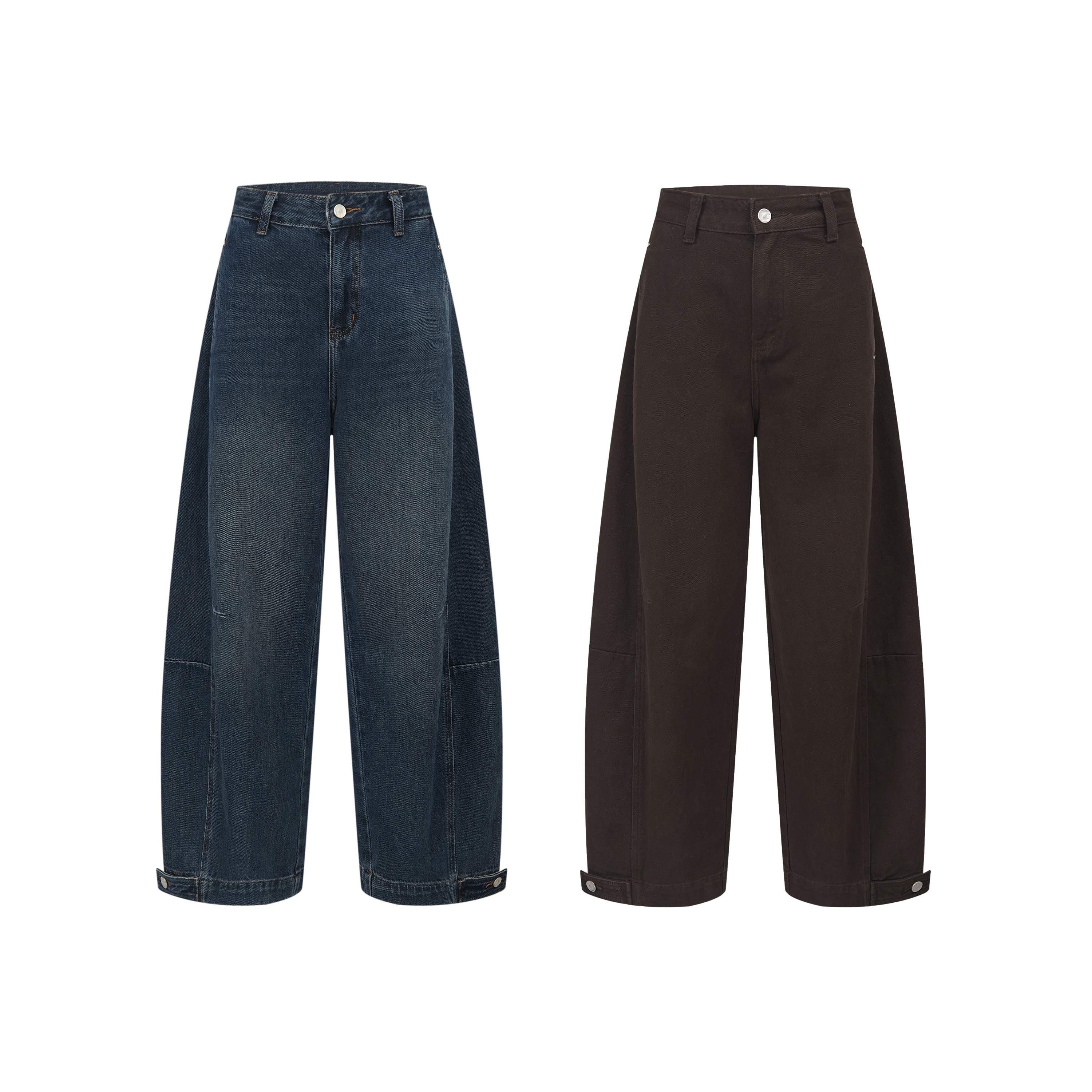 棕隙牛仔裤棕隙牛仔裤