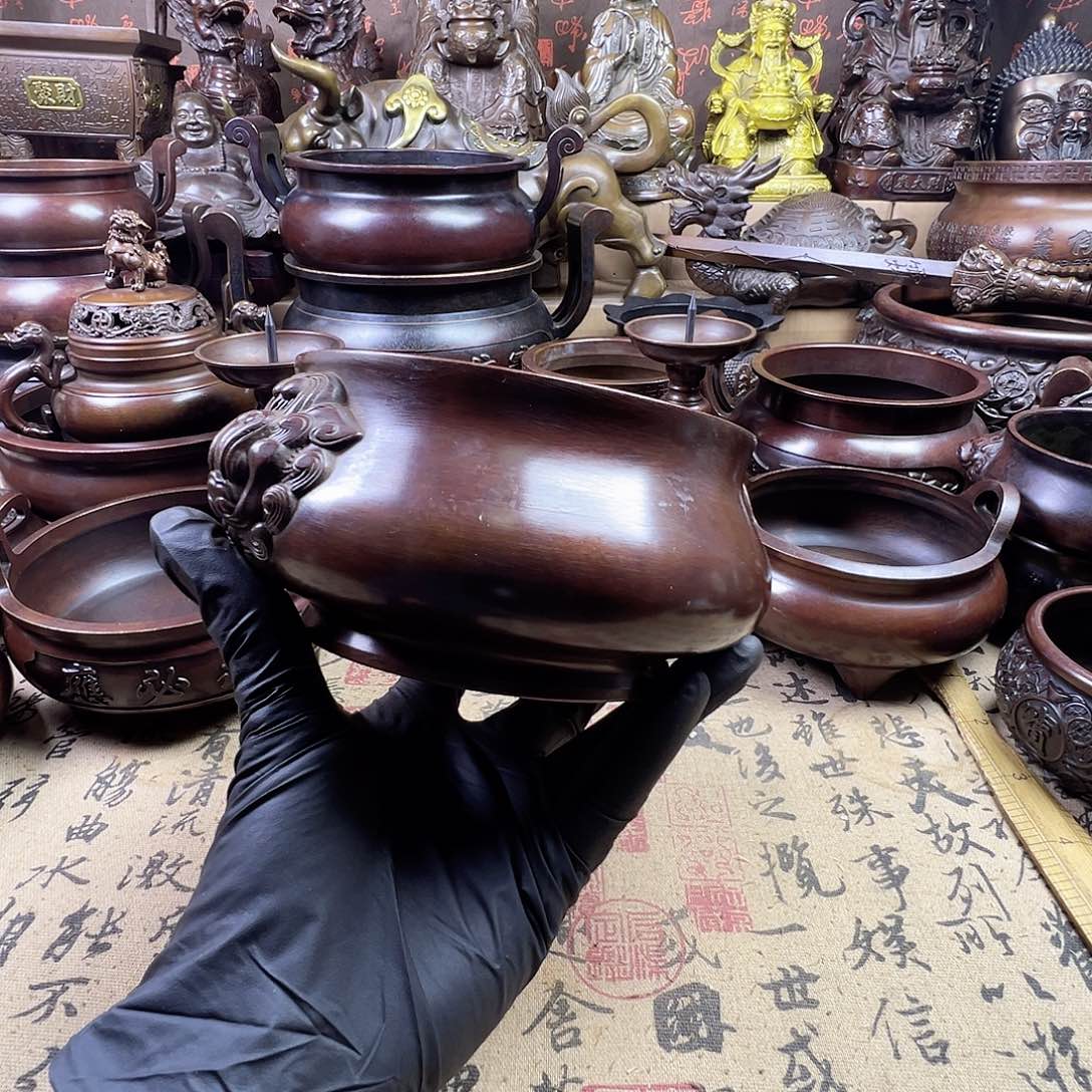 香炉 家用供香炉 风水摆件 聚宝盆 家居摆件