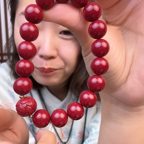 木朱 砂手串 直播间为准