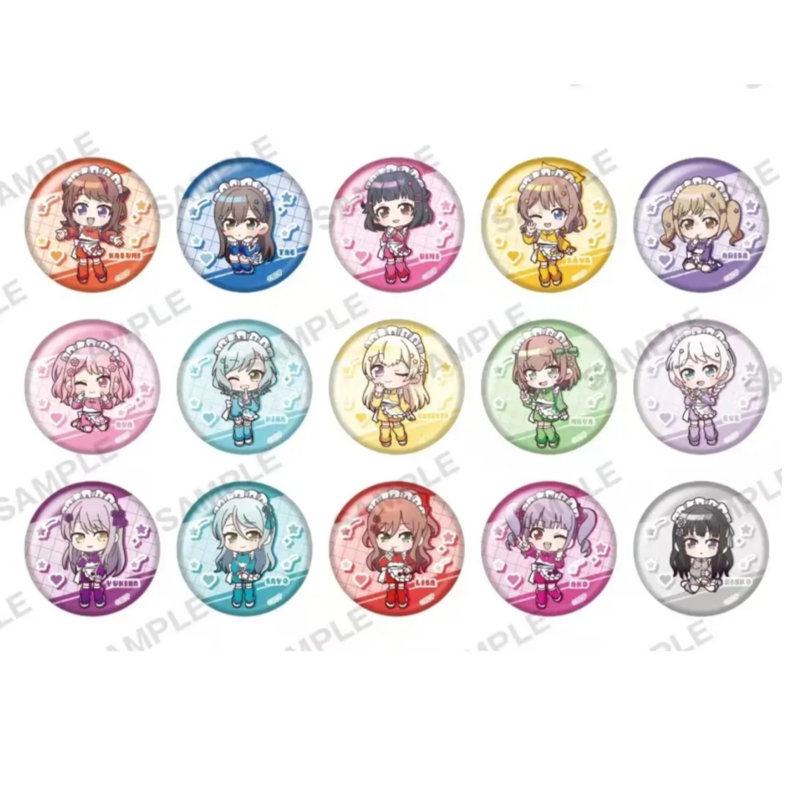 【BangDream！】邦邦 sweet track qqr吧唧 （默认代拆）