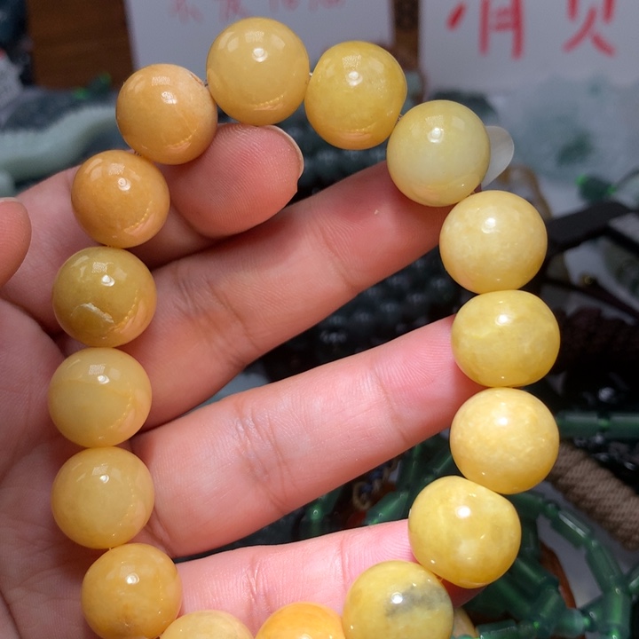 翡翠颈饰未镶嵌保真天然A货翡翠