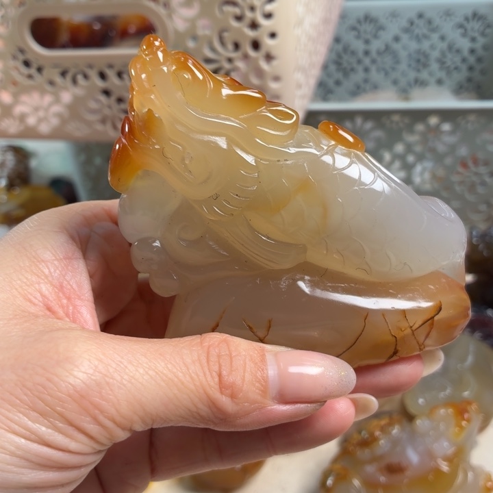 玛瑙/玉髓未镶嵌吊坠(不含链)