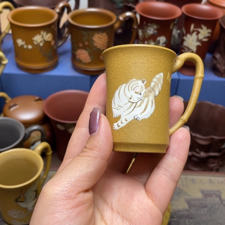 紫砂茶杯紫砂主人杯