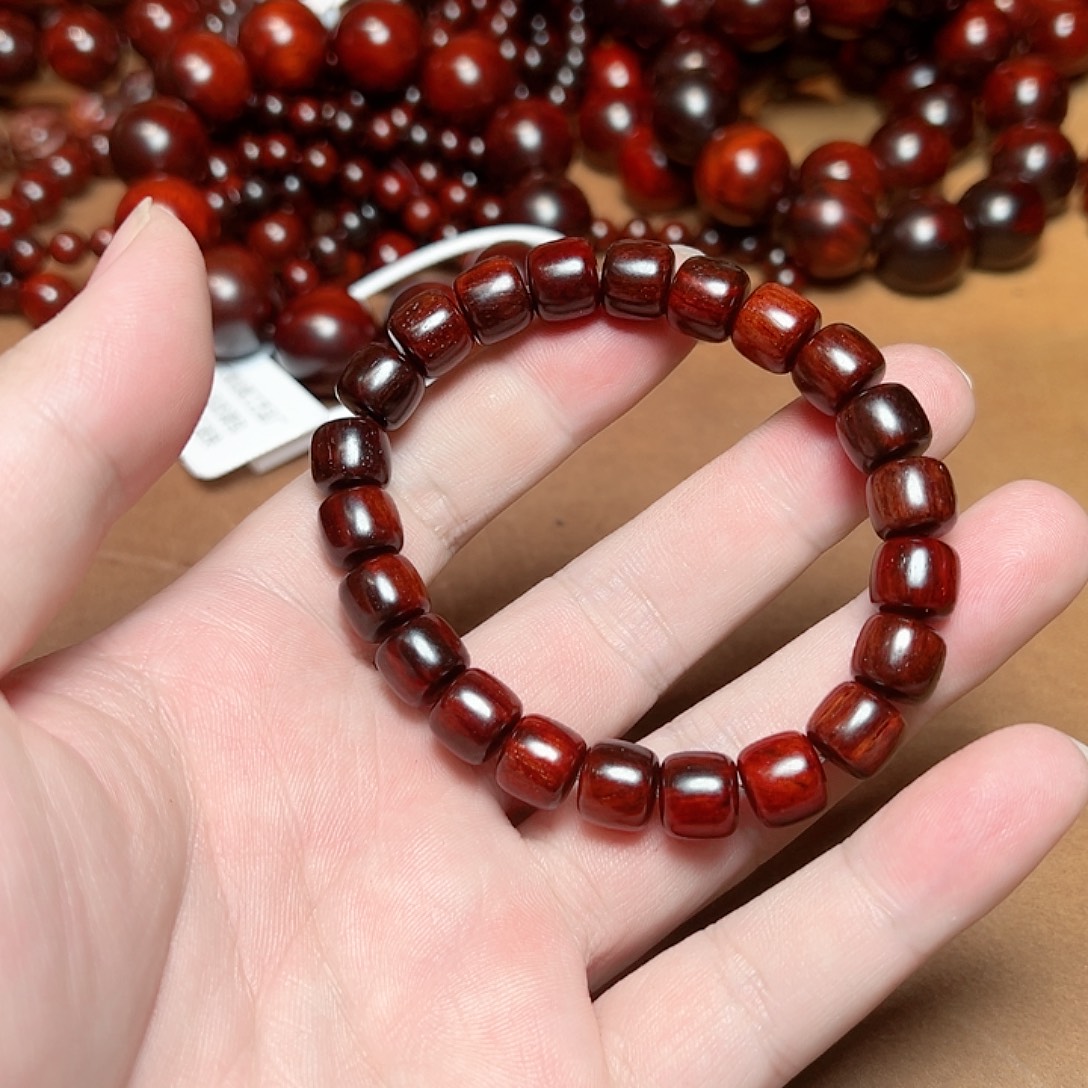 小叶紫檀手串/手链9x10琴料金星