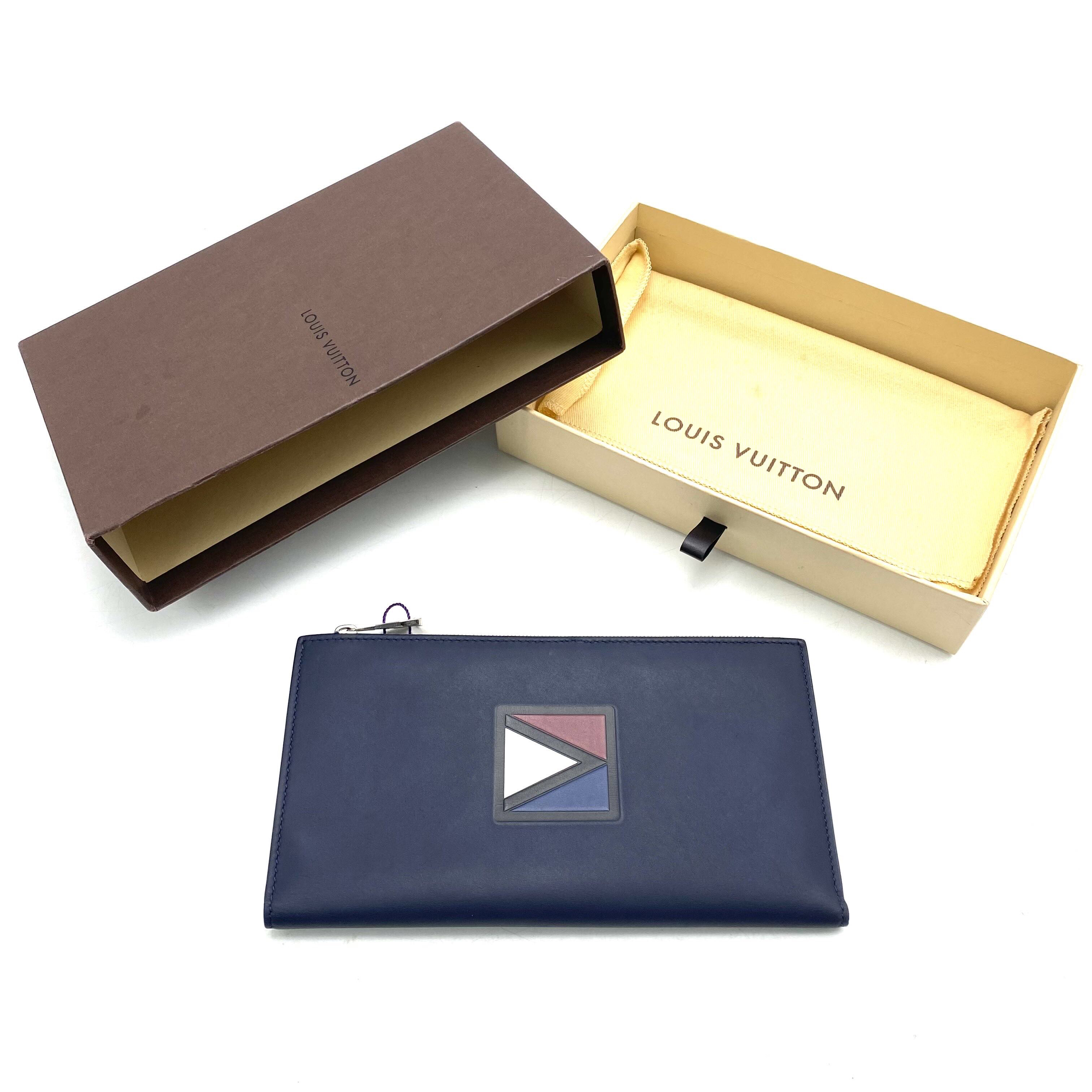 99新 LouisVuitton/路易威登 限量款美洲杯对折钱包尺寸20/11