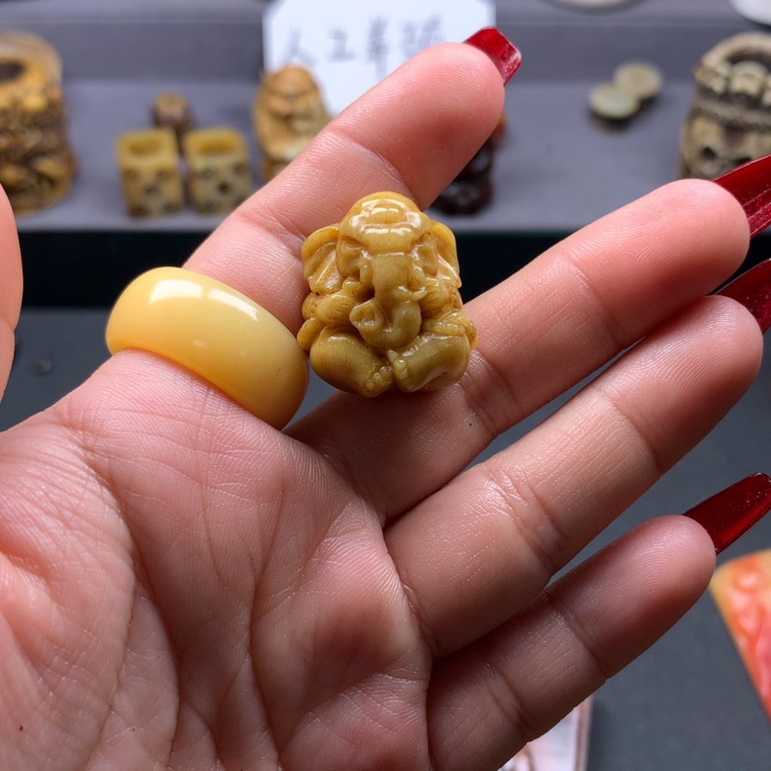 驼骨把件好看又好盘