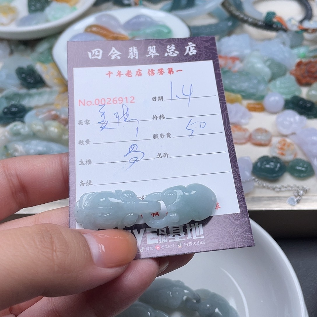 颈饰未镶嵌翡翠૮****芬