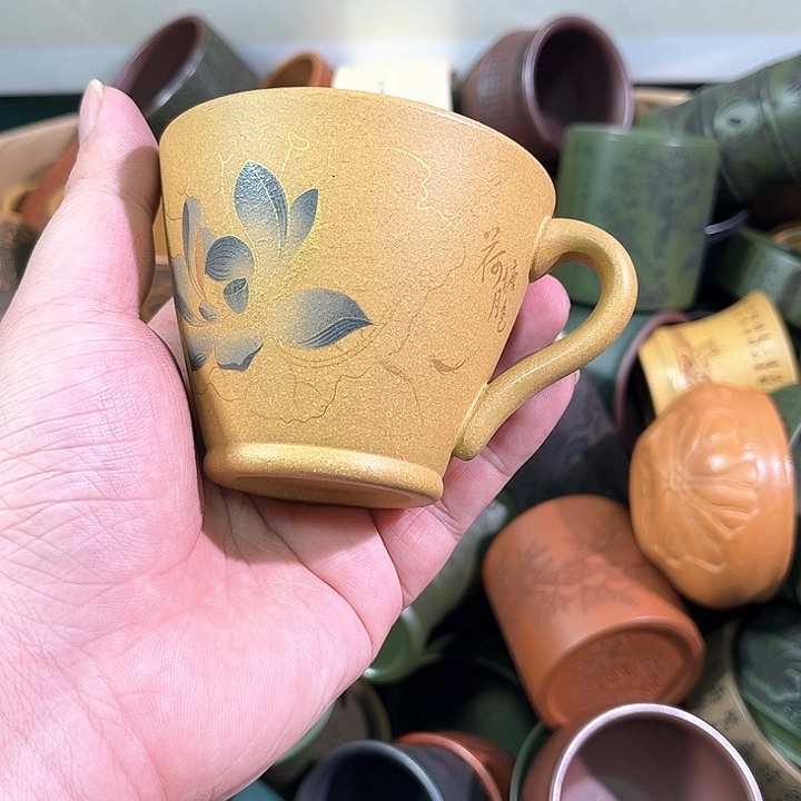 茶杯紫砂全手工紫砂主人杯