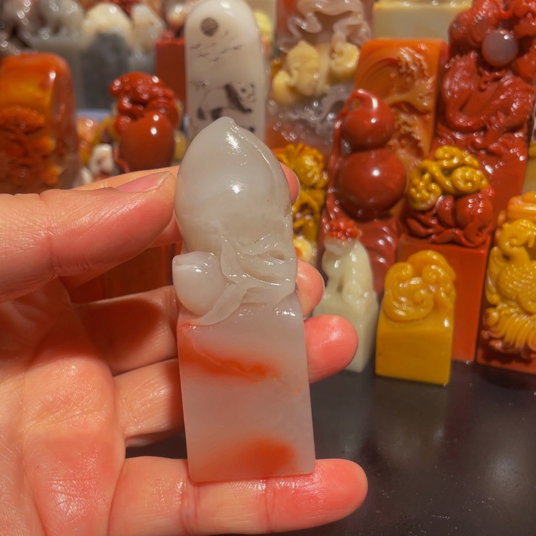 寿山石印石精美寿山