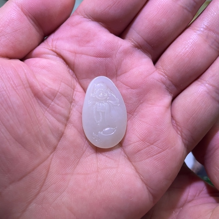 和田玉（糖玉）未镶嵌吊坠(不含链)