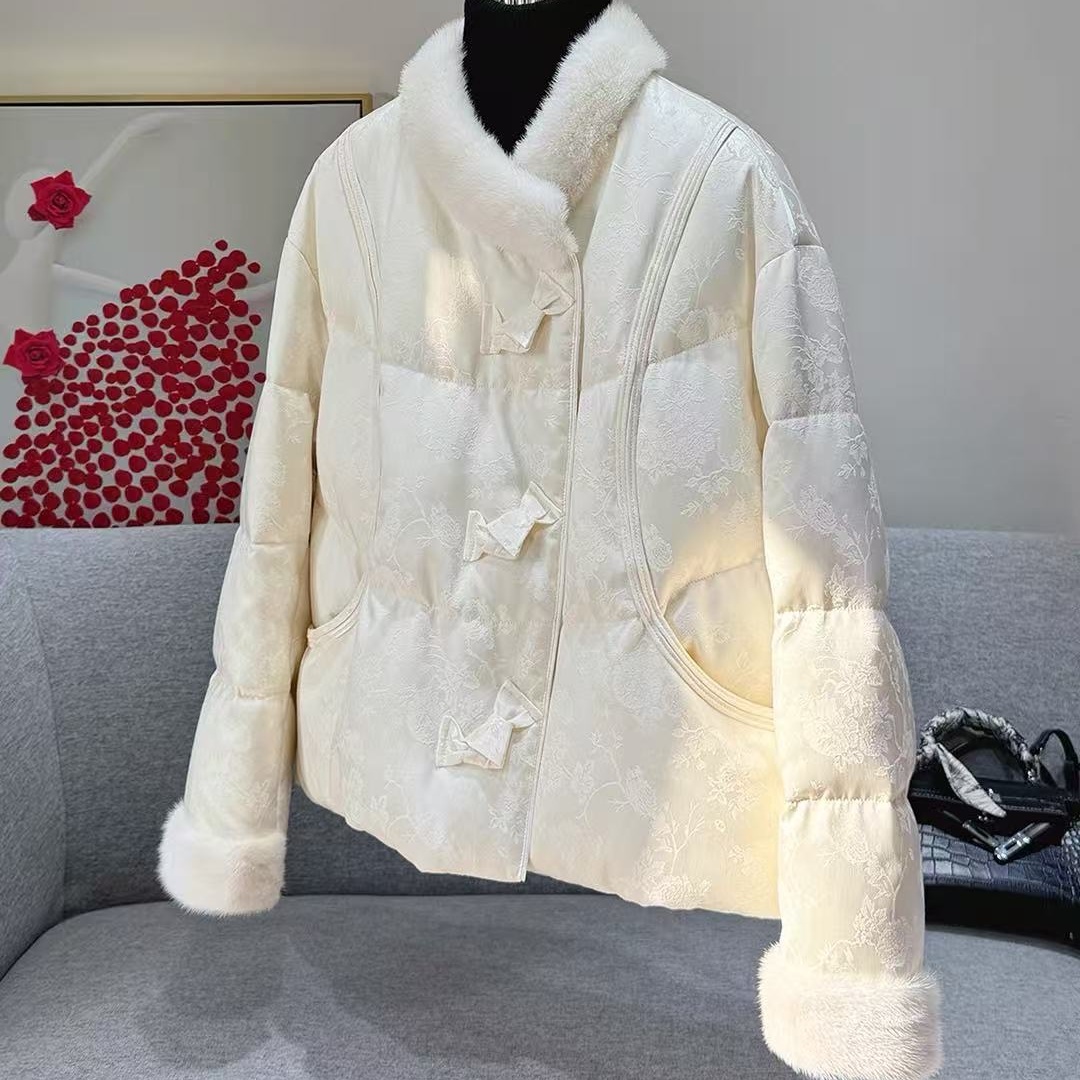 WYFS新款盘扣国风鹅绒服